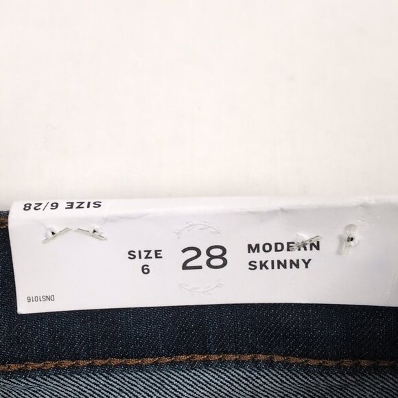 NEW LOFT Women's Modern Skinny Blue Denim Jeans Medium Wash Stretch Comfort, Siz - Picture 5 of 11